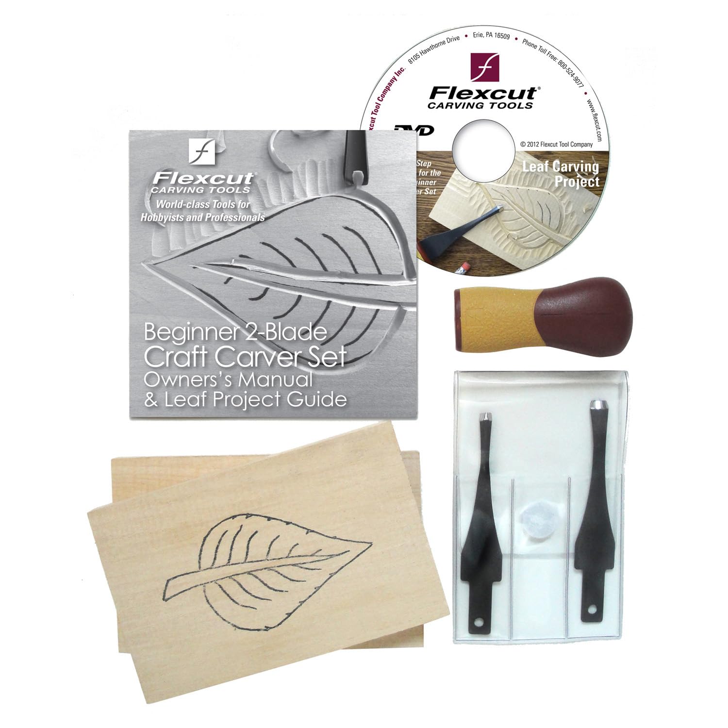 Amazon.com: FLEXCUT Wood Carving Tools, Beginner 2-Blade Craft